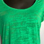 Splash green burnout tshirt Photo 3