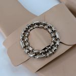 Open Edit Lely Slide Madalion Slide Square Toe Sandal Photo 2