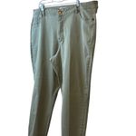 Maurice's  Women Olive Green Denim Pants Casual Everyday Style Stretchy Jegging # Photo 6