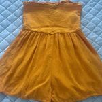 Target Small Strapless Romper (Orange) Photo 0