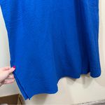 J. Jill Cotton Gauze One Pocket Shirt Dress Royal Blue Midi Medium Petite NWT Size undefined Photo 7