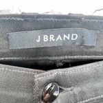 J Brand Julia Lacquered Pants Black Size 28 Cropped Skinny Mid Rise Biker Moto Photo 9