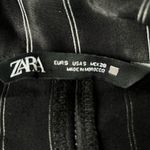 ZARA  Pinstriped Wrap Blazer Mini Dress Black Size Small Photo 5