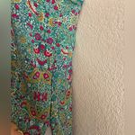 Maeve Anthropologie Meret Green Paisley Silk Tunic Top 6 Photo 7