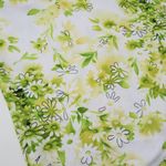 Investments Vintage 90s  White & Green Floral Skirt Photo 4