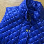 J.Crew EUC Royal Blue Quilted Down Puffer Vest Winter Outerwear Womens M Photo 2