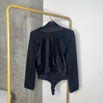 Alexander Wang Blazer Hybrid Bodysuit in Black Photo 9