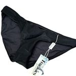 frankie's bikinis Frankie's Bikini Shea Ribbed Black Bottom nwt Photo 0
