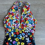 Anne cole Ditsy Floral High-Neck One-Piece Swimsuit Photo 2