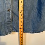 basic editions  Denim Button Down Shirt Vintage Womans XL Photo 6