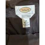Talbots ‎ Brown And What Pinstripe Pencil Skirt Size 18 Italian Fabric Career Photo 4