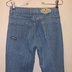 Sherry Goity western light denim embroidered bell bottom flare jeans Blue Size undefined Photo 6