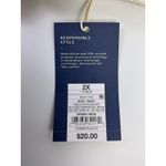 Universal Threads Universal Thread Women Cream Textured Drawstring Waist Sweat Shorts Size 2X Photo 3