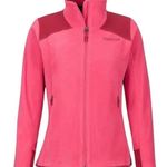 Marmot Disco Pink/Sienna Red Polartec Flashpoint Zip-Up Fleece Jacket Size M Photo 1