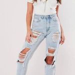 Missguided Ripped Mom Jeans Photo 0