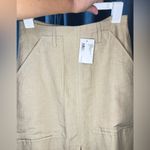 Intermix NWT  Arabella Beige Midi Skirt Size 2 Linen Blend Photo 5