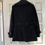 Miss Sixty  Overcoat Jacket Black Wool Womens S Photo 4