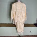Vintage Mattina T Dress Suit Lace‎ Top Skirt Mother of Bride Church Size 24 Photo 4