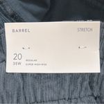 American Eagle Stretch Barrel Paper Bag High Waisted Corduroy Pants Size 20 Photo 8