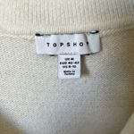 Topshop White Oversized Polo Sweater Photo 6
