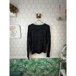 Sundry  for Evereve Black Stripe Oversized Camo Sweatshirt - Size - 1 Photo 3