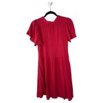 ICHI Marrakech Short Dress Pink Flutter Sleeve Flowy Size XS Photo 3