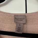 Chico's Chico’s Size 1 Metallic Colorblock Striped Asymmetrical Blouse Chico Size Medium Photo 2