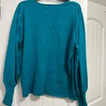 Cato Teal Long Sleeve Sweater  Photo 1