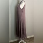 LOGO By Lori Goldstein Logo TShirt Dress Lavender Size Small Photo 3