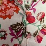 Rose + Olive Floral Boho Women Top 1X Smocking Cottage Spring Soft Girl Peasant Photo 3