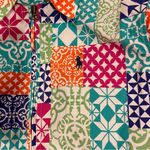 Polo Ralph Lauren quilted pattern cotton lightweight multicolored jacket XS 😍 Pink Photo 6