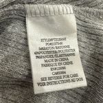 White Crow  Rib Hacci Long Sleeve V-Neck Top M Heather Grey Soft Knit NWT Photo 6