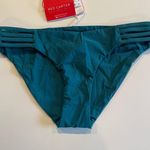 Red Carter NWT  Swim Reversible Bikini Bottoms Size XS/4 Dark Aqua Green Photo 0