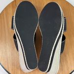 Tommy Bahama Kamala Wedge Heel Leather Slide Sandals Black White 9 Photo 8