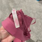 PINK - Victoria's Secret Victorias Secret PINK floral lace lightly lined wireless bra size small Photo 1