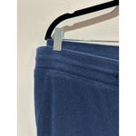 J. Jill wide leg pants size 4X blue cropped elastic waist terrycloth lounge Photo 1