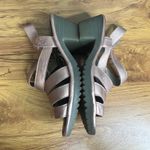 Fly London  Woze Leather Slingback Sandals Sz 38W Block Heel Rose Gold‎ Pink Photo 8