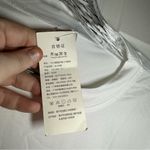 l*space NWT Women’s White UFO Embroidered Short Sleeve Tee L Photo 3