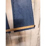 Refuge  Women’s Medium Wash Flare Jeans Raw Hem – Size M Photo 8