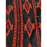 Julia Kim Sweater Jacket Size 1x Boho South Western Toggle Button Black Photo 2