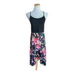 Womens Baikea Sleeveless Floral High Low Maternity Breastfeeding Maxi Dress S Black Size undefined Photo 4