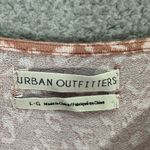 Urban Outfitters  L Y2K Boho Crop Top Smocked Tie Front Long Sleeve Fairy Grunge‎ Photo 1