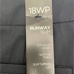 Jones New York  Runway Slim Dress Pants Black 18WP Photo 6