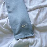 Nike Womens Size Medium Leggings Light Blue Workout Training Yoga Gym Photo 5