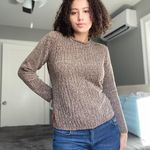 Jennifer Moore Brown Multicolor Knit Sweater Photo 1
