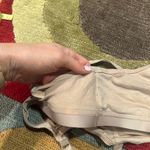 Calvin Klein Logo Band Nude Beige Racerback Bralette Bra Un-Padded Women’s Large Photo 2