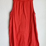 Roller Rabbit Roberta  Embroidered Sleeveless Cotton Tank Dress Coral Sz Medium Photo 3