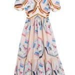 SEA New York Quin Patchwork Slip Dress, Size 6 New w/Tag Retail $525 Photo 2