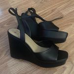 mix no. 6  Black Platform Heels Size 8.5 Photo 1