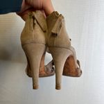 Unisa  Heeled Sandals Women's Size‎ 38 Beige Suede Leather Strappy Heels Photo 7